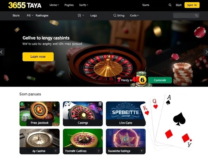 Welcome to 365taya.com – the official site for premium online gambling experiences. Explore casino games, sports betting, live dealer action, and exclusive bonuses. Join now for a chance to win big!